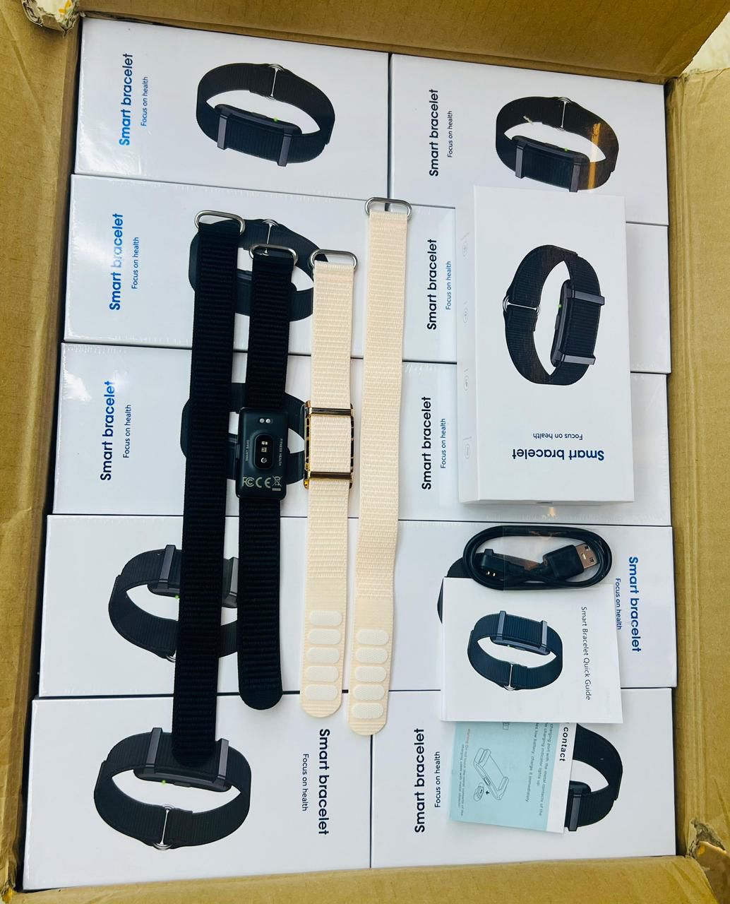 12 Sports Activity Bracelet, Magnetic Strap with for iOS Android